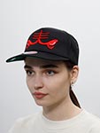Бейсболка MITCHELL NESS арт. HHSS3467-CBUYYPPPBLCK Chicago Bulls NBA (черный)